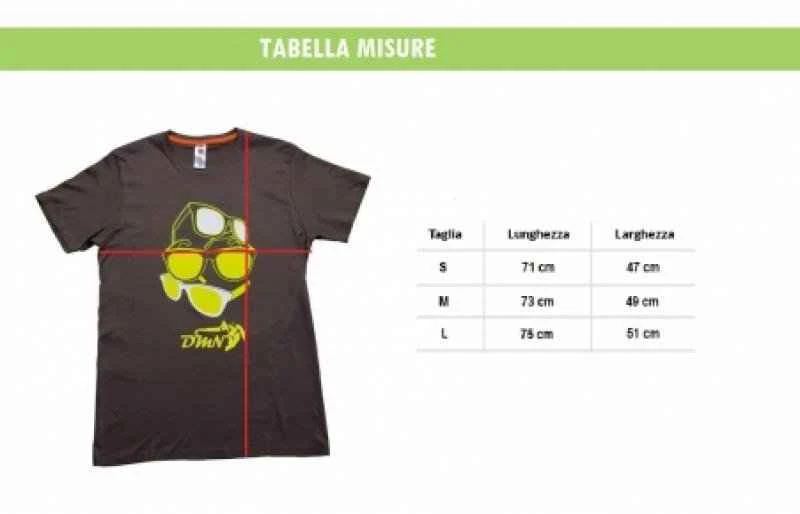 T-SHIRT DMN ARANCIO FLUO - Image 2
